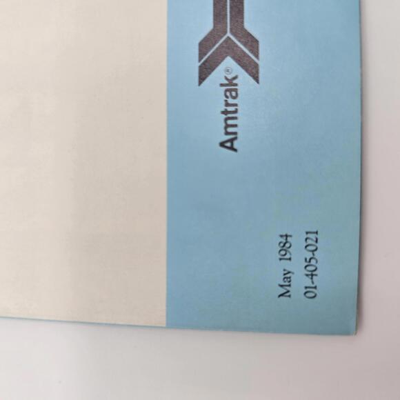 Vintage Vibrant Amtrak River Cities Travel Brochure KC-STL-NO 1984 - Picture 9 of 9